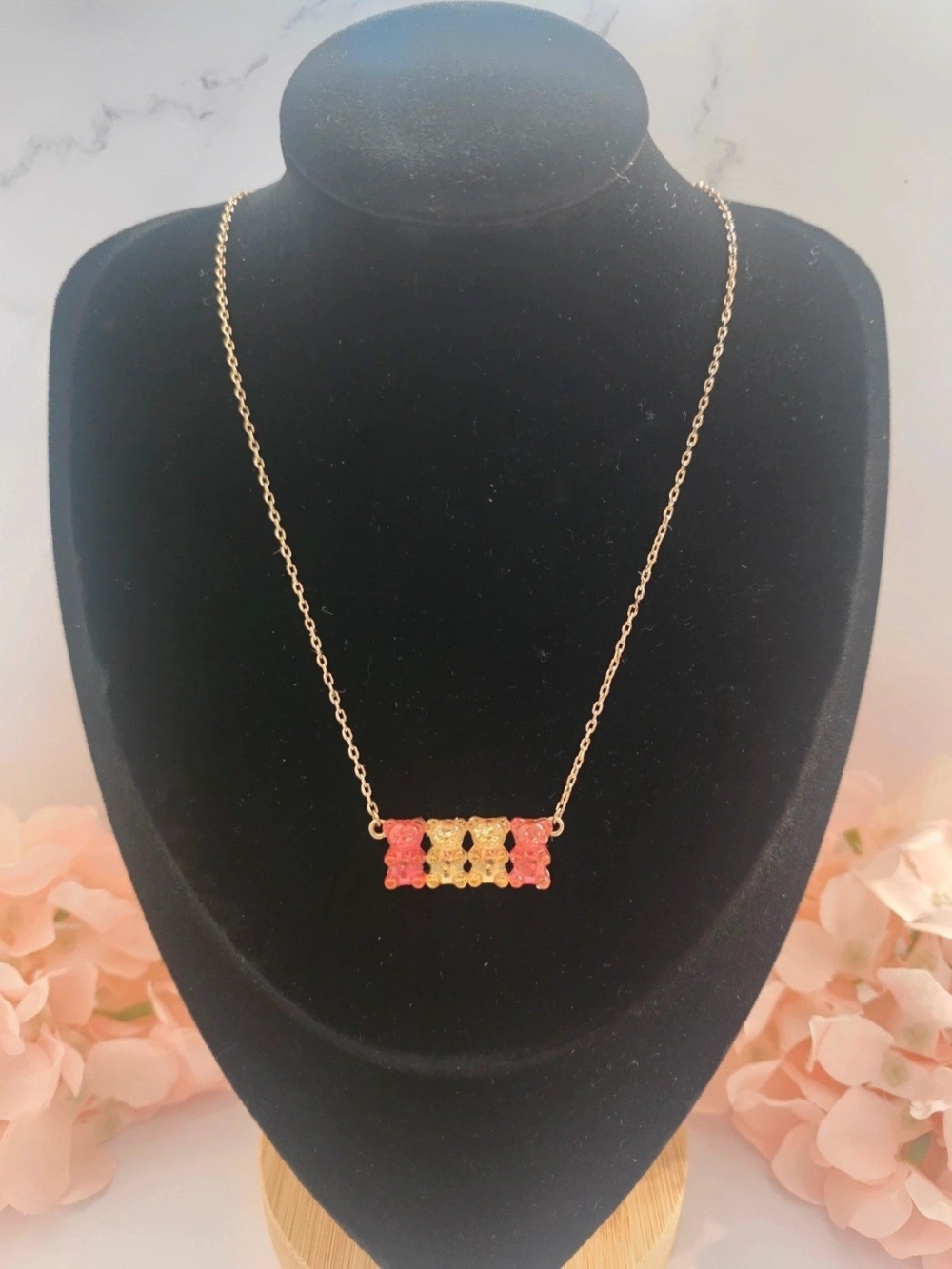 Betsey Johnson - Gummy Bear Gold Chain Necklace